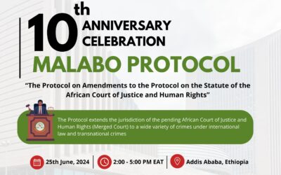 10th Anniversary Celebration Malabo Protocol